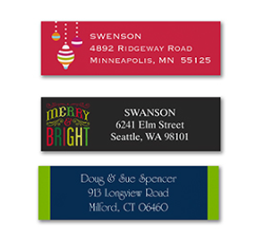 Christmas Return Address Labels